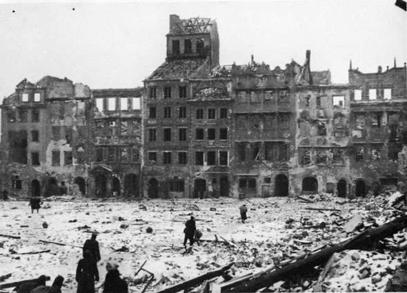 Варшава освобождение 17 января 1945, Польши, Европы освобождение Красной Армией
